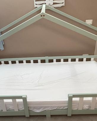 Letto montessoriano bimbo bimba con materasso