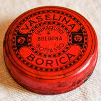 Scatola di latta vaselina Borica