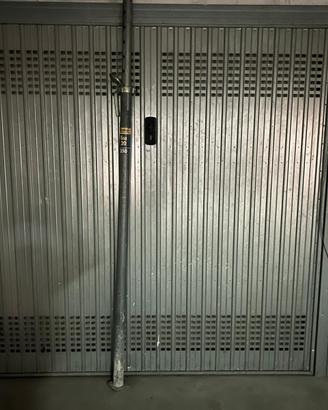 portone basculante per garage acciaio inox