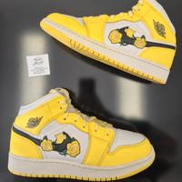 Scarpe Nike Air Jordan 1 Mid GS "Yellow Flower"