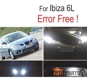 KIT 6 LAMPADE LED INTERNE PER SEAT IBIZA IV MK4 6L
