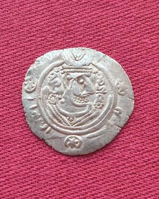Emidracma arabo-sasanide del Tabaristan – VIII sec