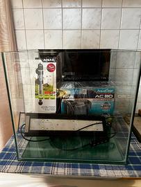 Acquario 33lt completo