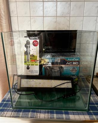 Acquario 33lt completo