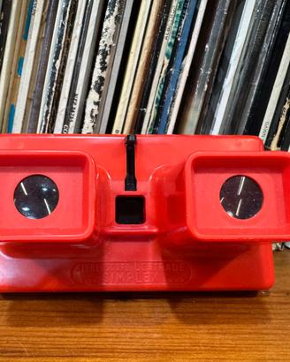 Visore stereoscopico vintage Lestrade Simplex