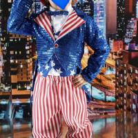 vestito Carnevale Zio Sam