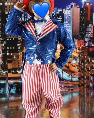 vestito Carnevale Zio Sam