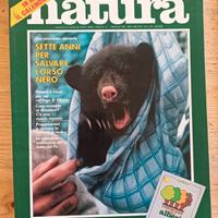 Rivista Oggi Natura gennaio 1985 orso nero animali