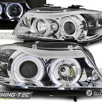 Fari Angel Eyes BMW Serie 3 E90 / E91 05-08 Chrome