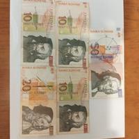 banconote.   di.   slovenia