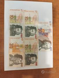 banconote.   di.   slovenia