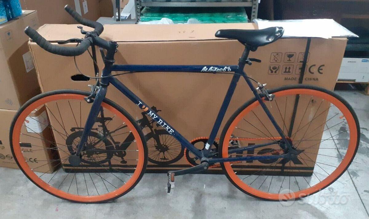 Bici Single Speed Bici Scatto Fisso Offerta Fixed Bike 28″ Bianco