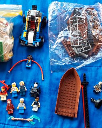 LEGO e mattoncini vari, solo in blocco, leggi info