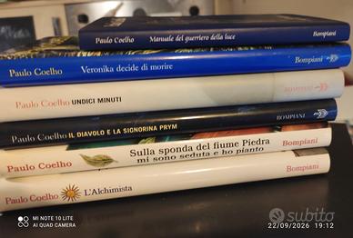 Paulo Coelho lotto 6 libri Bompiani con prime ediz