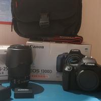 Canon 1300D + 18-55 + 55-250 + 10-18