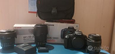 Canon 1300D + 18-55 + 55-250 + 10-18