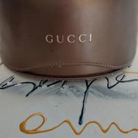 Occhiali da sole neri mascherina Gucci vintage