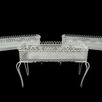 FIORIERE IN FERRO VINTAGE H.43 CM