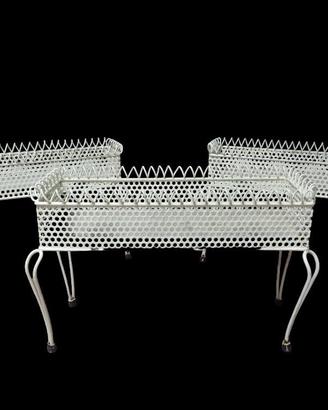 FIORIERE IN FERRO VINTAGE H.43 CM