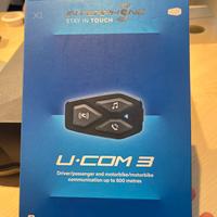 Interphono U-COM 3 con bluetooth compatible