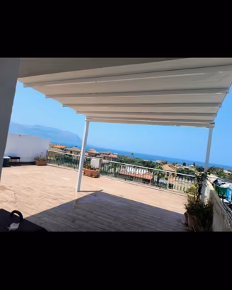 Pergotenda in PVC con telo retrattile elettrica
