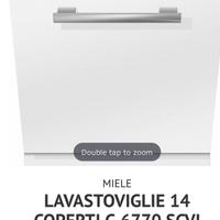 Lavastoviglie ad incasso Miele