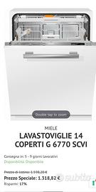 Lavastoviglie ad incasso Miele