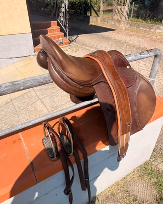 Sella Pariani da equitazione salto a ostacoli