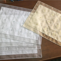 LOTTO di 5 centri natalizi organza