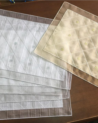LOTTO di 5 centri natalizi organza