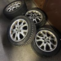 4 Cerchi in lega 16 alfa   +4  ruote invernali