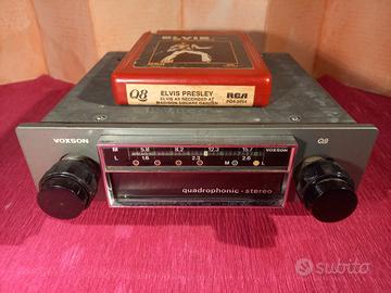 Voxson q8 quadrifonico con 2 cassette quad