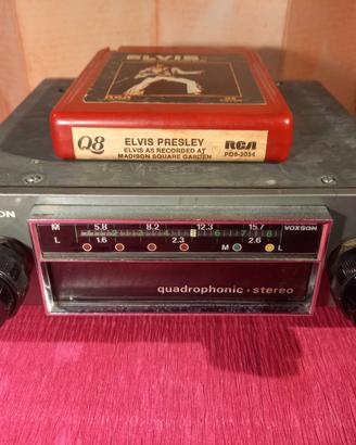 Voxson Q8 quadrifonico con 2 cassette quad