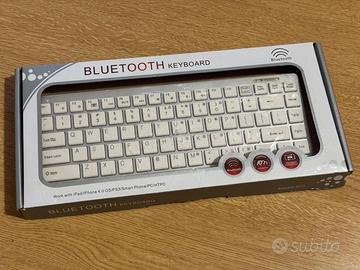 Tastiera QWERTY PC e MAC bluetooth a batterie