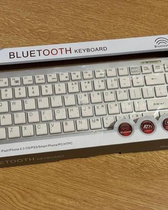 Tastiera QWERTY PC e MAC bluetooth a batterie