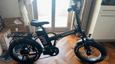Bici elettrica lombardo appia modello pieghevole