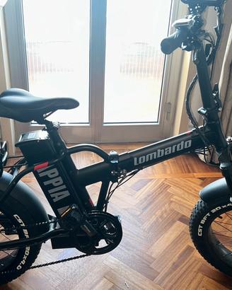 Bici elettrica lombardo appia modello pieghevole