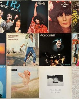 LP 33 giri Renato Zero, Alan Sorrenti, Concato