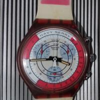 Raro SWATCH Chrono NAVY BERRY