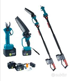 Set potatura a batteria