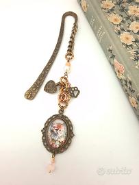 Segnalibro in stile  vintage  gatto ieda natale 