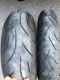 Coppia gomme bridgestone s20 120 70 180 55