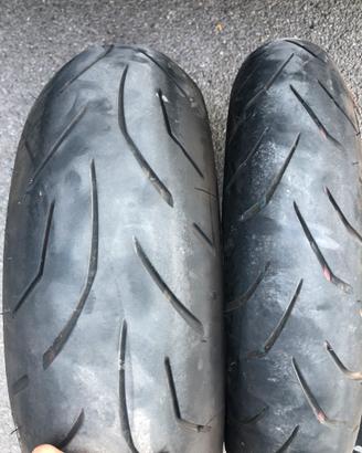 Coppia gomme bridgestone s20 120 70 180 55