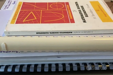 Set libri e dispense universitarie di matematica
