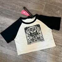 Crop top ROMWE gatto Sphynx