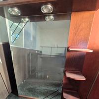 Specchio per bagno in legno