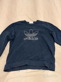 Felpa Adidas Vintage Blu