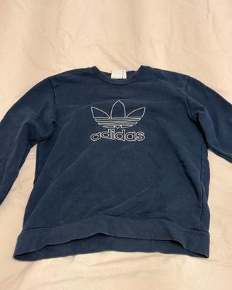 Felpa Adidas Vintage Blu