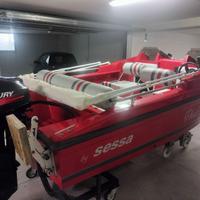 Scafo sportivo SESSA 450 con MERCURY 25 cv 4t
