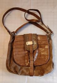 Borsa in vera pelle Furla doppia tracolla